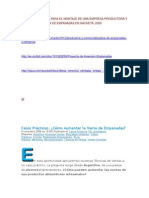 Plan de Negocios para El Montaje de Una Empresa Productora y Comercializadora de Empanadas en Gachetá