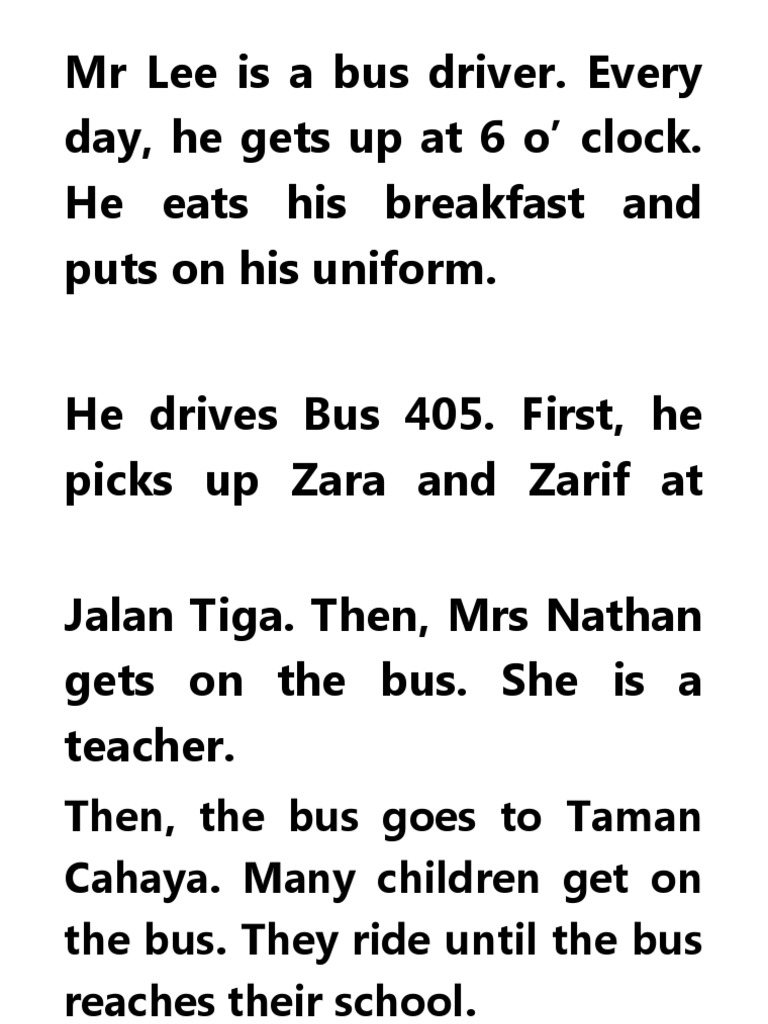 Bus Driver | PDF