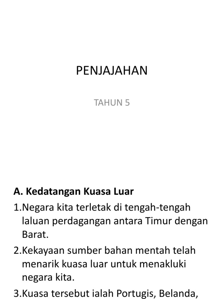 Kedatangan Kuasa Luar Pdf