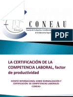 03. La Certificación de La Competencia Laboral, Facto