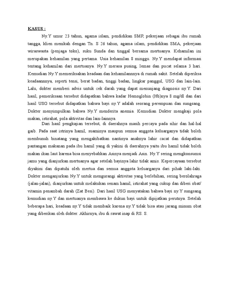 Asuhan Keperawatan Transkultural pada Ibu Hamil Asuhan Keperawatan Transkultural pada Ibu Hamil