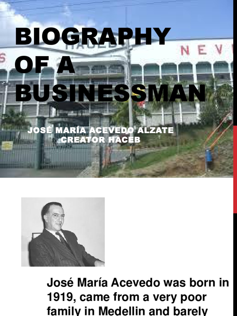 biography of businessman