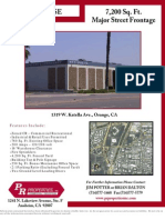 7,200 Sq. Ft. Major Street Frontage