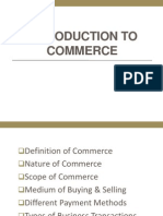 Introduction To Commerce