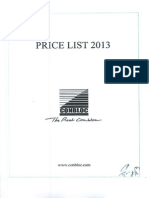 Paving Block-Price List 2013