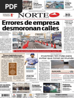 Periódico Norte edición del día 30 de septiembre de 2014