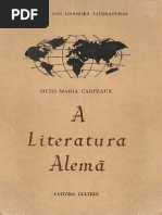 Otto Maria Carpeaux - A Literatura Alemã