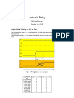 Lecture 5: Timing: Logic Gate Timing - 2.9 in Text