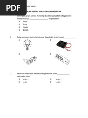 Soalan Rbt Akhir Tahun 4 Pdf