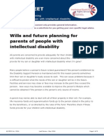 Factsheet Wills For Parents of People With Intellectual Disability