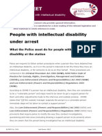 Factsheet for Lawyers- People With Intellectual Disability Under Arrest