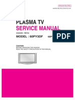 LG 60PY3DF Service Manual