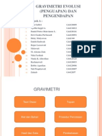 PRESENTASI RABU GRAVIMETRI Perubahan