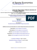 Journal of Sports Economics 2013 Garmon 451 78