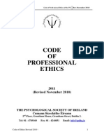 PSI 2011-12 Code of Ethics