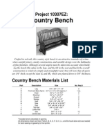 Bench - Country Bench