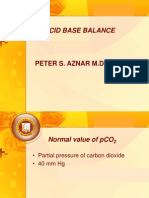 Acid Base Balance: Peter S. Aznar M.D., F.P.S.P