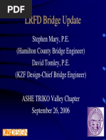 L RFD Bridge Update