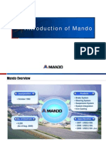 Mando Company Introduction