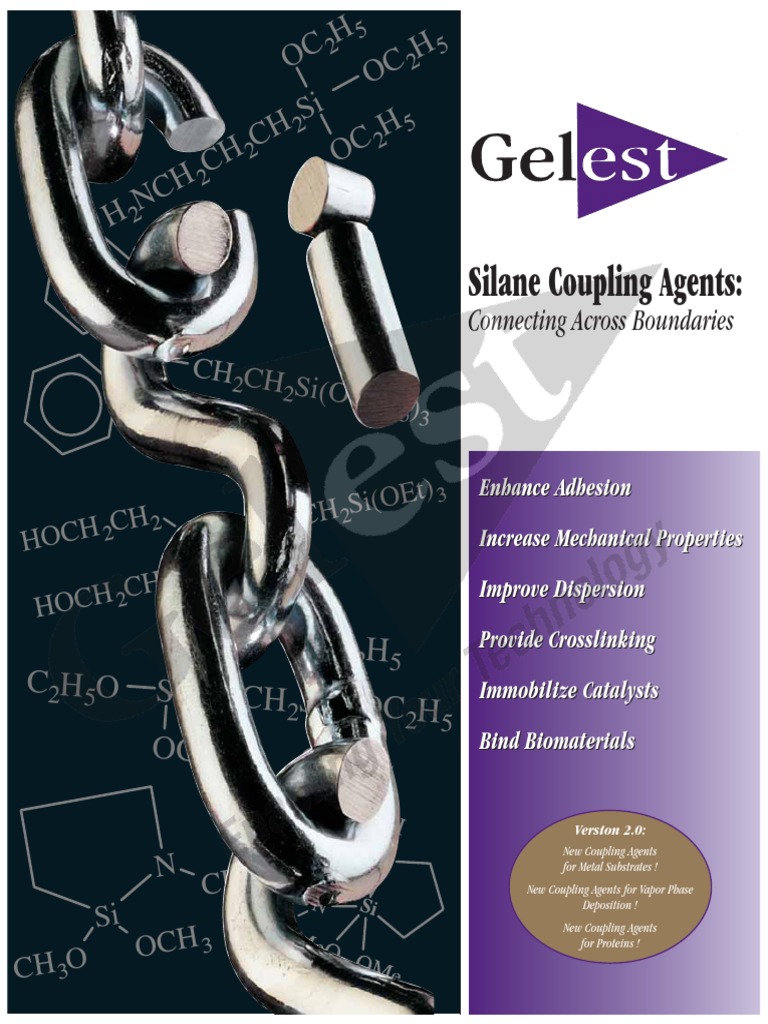 Gelest Silane Coupling Agents PDF Polyurethane Epoxy