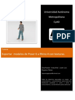 Exportar Modelos de Poser 6 A Rhino 4 Con Texturas