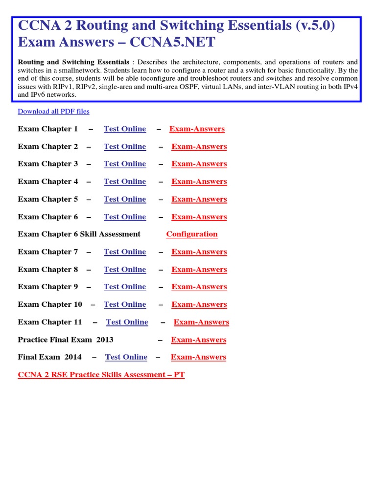 routing and switching essentials pdf download