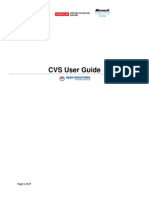 CVS User Guide CVS User Guide: Page 1 of 27