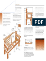 Bench - Garden Redwood Bench Plans