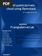 Build Public/private Cloud Using Openstack: by Framgia Server Lab