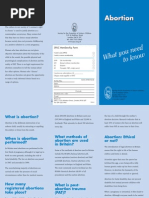 Abortion Brochure