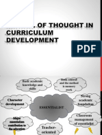 School of Thought in Curriculum Development (Autosaved)