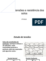 Tensões em solos: Pressão efetiva, neutra e total