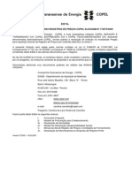 PP 172579 22DEZ COPEL PR Item Entrega 30 Dias