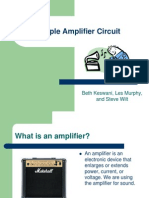 Simple Amplifier Circuit: Beth Keswani, Les Murphy, and Steve Wilt