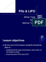 Fifo & LIFO: Abhay Tyagi Saket Abhinav Tyagi