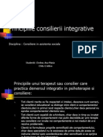 Principiile Consilierii Integrative-Consilierea Familiei