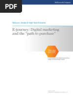 E-journey Digital Marketing and the Path to Purchase