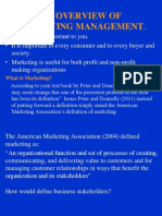 Lecture 1 The Scope of Marketing Part A