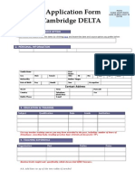 Application Form Breakdown