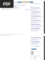 Exemplo de Carta de Rescisão de Contrato de Trabalho 