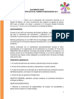 Documento Base del Encuentro Estatal Feminista Mexiquense 2014