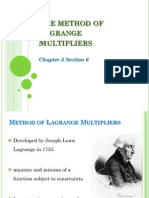 3.2c Lagrange Multipliers