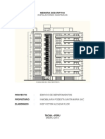 Memoria Edificio Departamentos