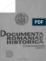 Documenta Romaniae Historica. Seria B Ţara Românească. Volumul 5 - 1551-1565