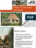 Traditional Filipino Construction Techniques