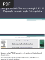 Nanopartículas de Naproxen–eudragit® RS100 .pptx