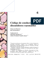 Código de Conducta para Discutidores Razonables - Eemeren