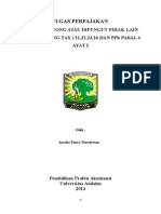 BAB 7 Pajak Dipotong Atau Dipungut Pihak Lain Withholding Tax