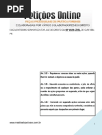 Pedido de Reunião de Ações Conexas - Prorrogação de Competência