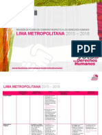 Voto por los derechos humanos - Lima Metropolitana